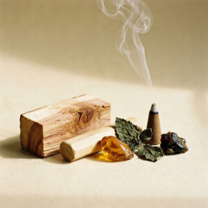 Cedar, Sandalwood, Amberwood, Amber, Patchouli, Labdanum, Incense — the dry-down of Bowstave.