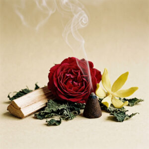Turkish Rose, Ylang-Ylang, Incense, Sandalwood, Patchouli &mdash; the heart of Briarcrown.