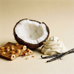 Coconut, Praline, Whipped Cream, Vanilla &mdash; the heart of Fae Nectar.